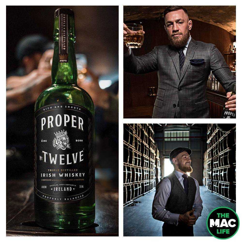 Конор макгрегор запустил «proper 12 (twelve)» – свой собственный бренд виски