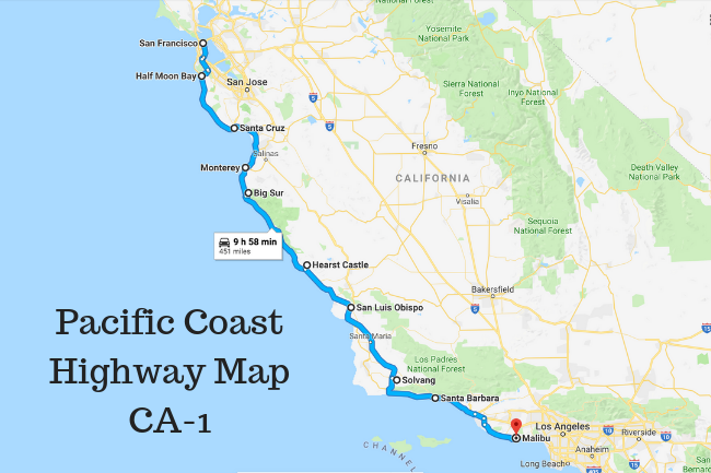 California national park road trip & itineraries