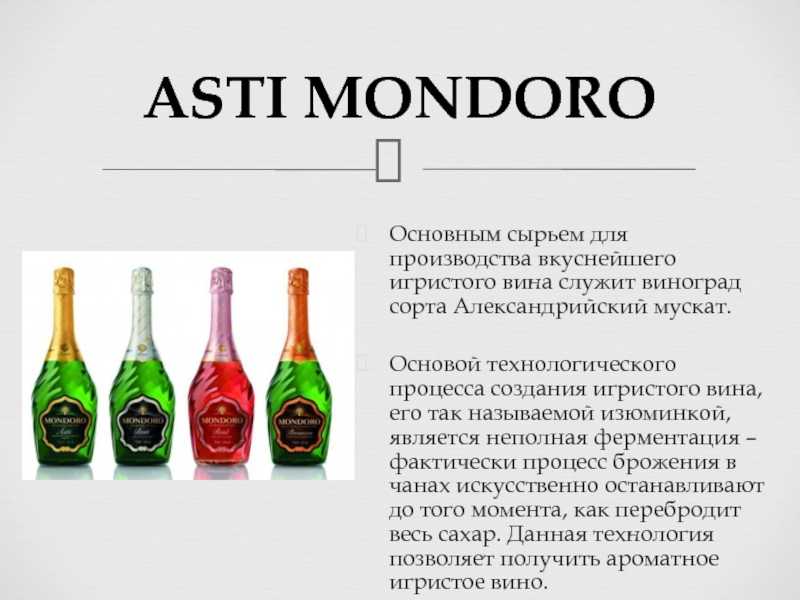 Шампанское мондоро: обзор вкуса и видов + как отличить подделку