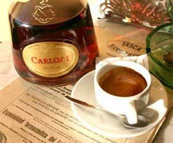 Carajillo - испанский кофе с бренди или ромом - 11.03.2022