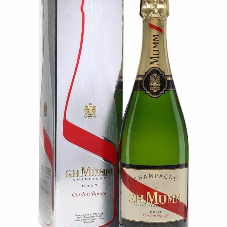Шампанское mumm, "cordon rouge" aoc - мумм, "кордон руж" брют, 750 мл