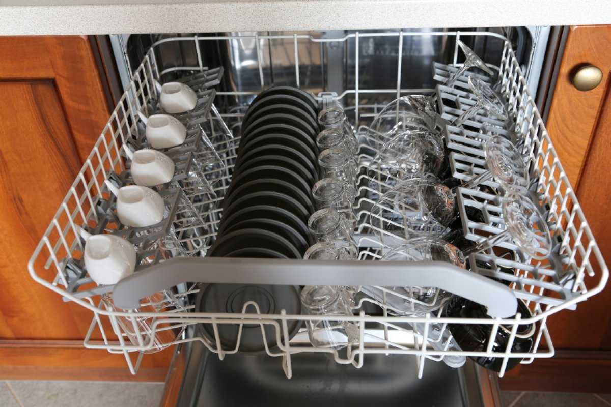Остается налет на посуде после посудомоечной машины