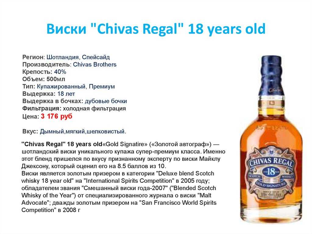 Обзор виски chivas regal (чивас ригал)