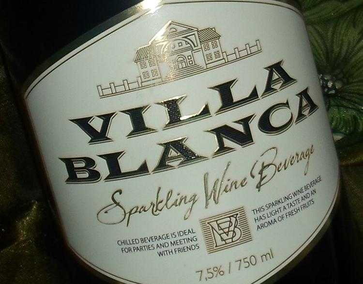 Шампанское вилла бланка (villa blanca): описание, виды марки 🍷 на самогонище