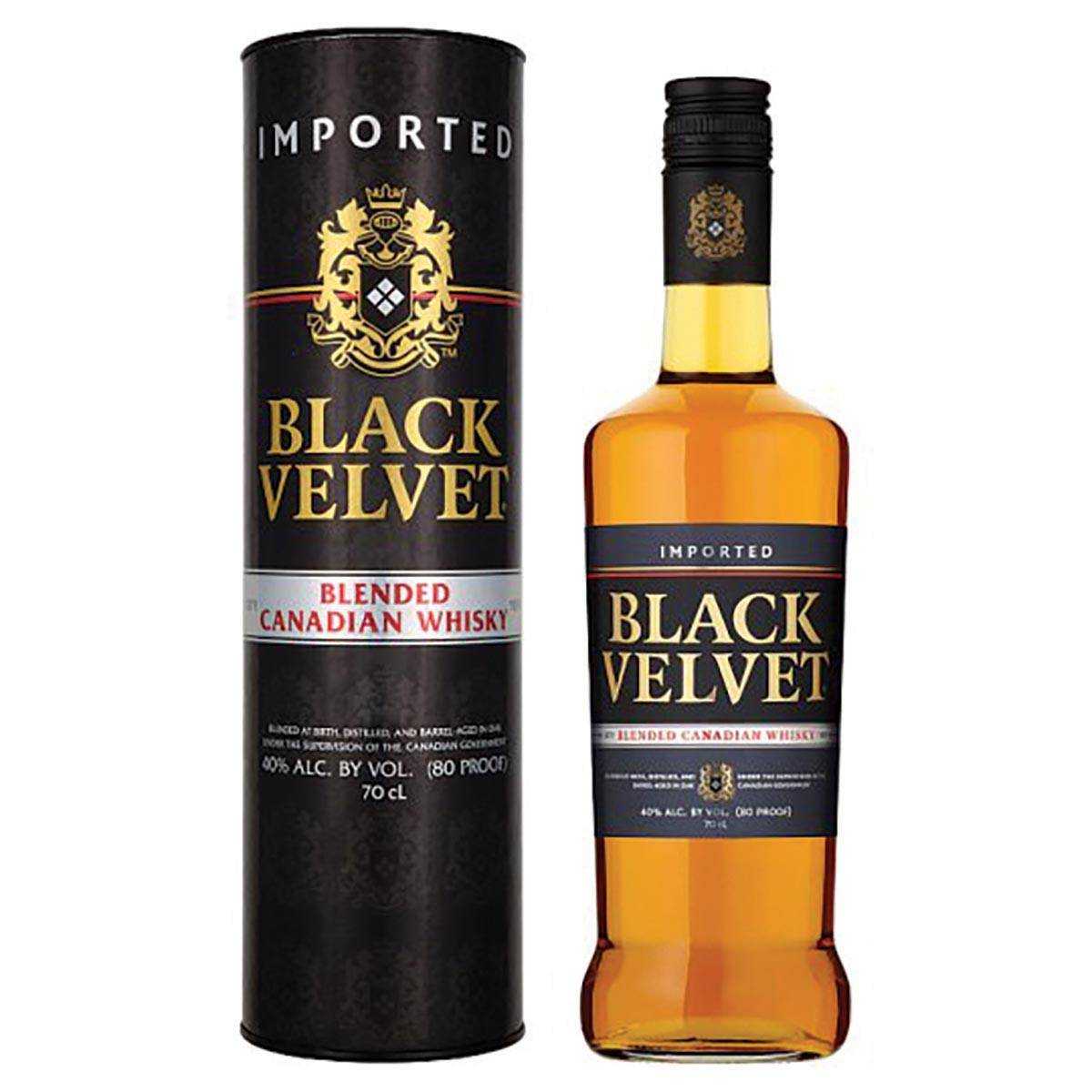 Black velvet: особенности виски блэк вельвет, как отличить от подделки, описание чешского пива вельвет