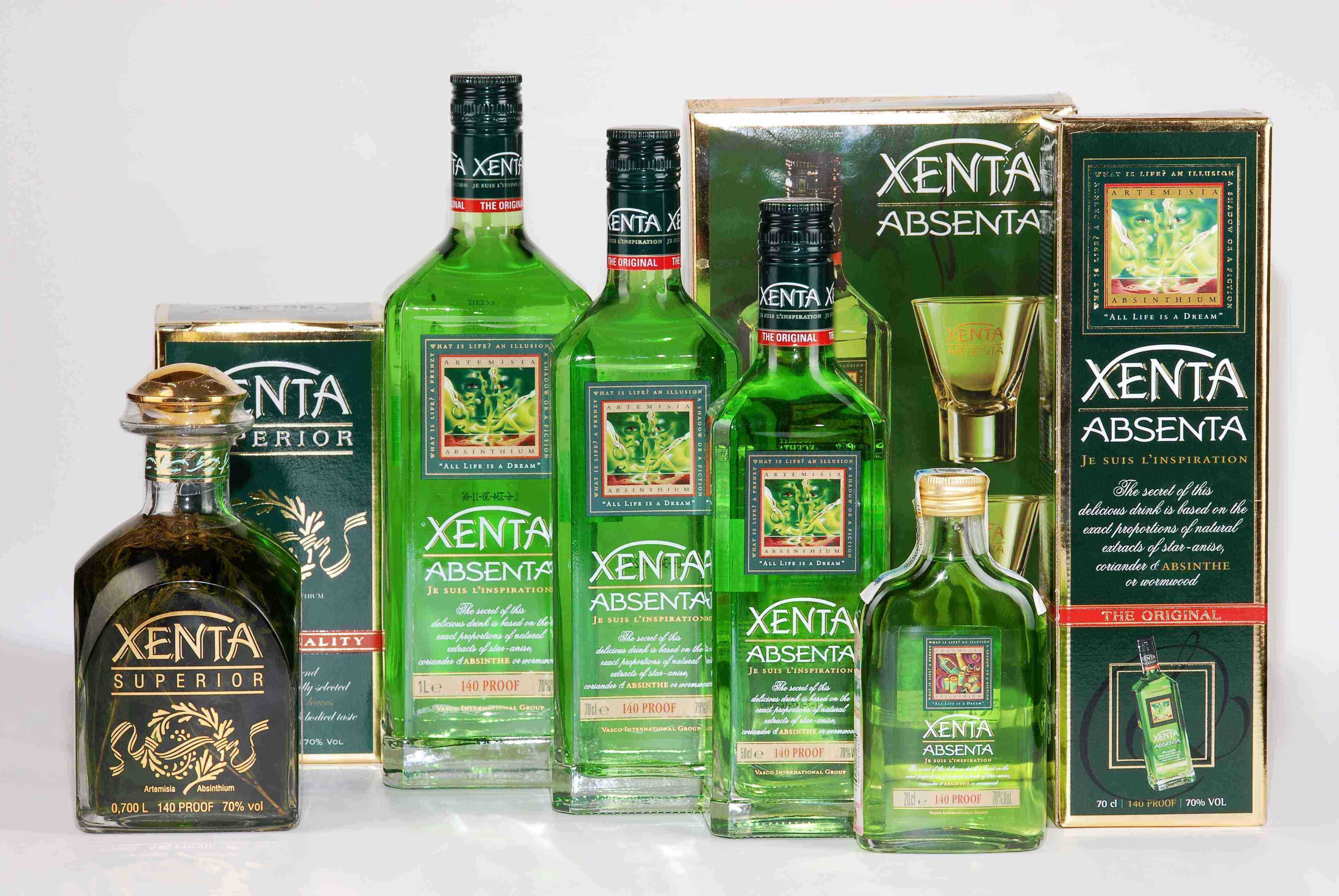 Абсент ксента (xenta): состав, крепость, правила пития