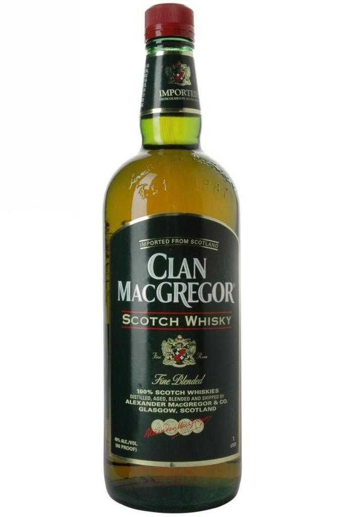 Виски клан макгрегор - как производится, вкусовые особенности