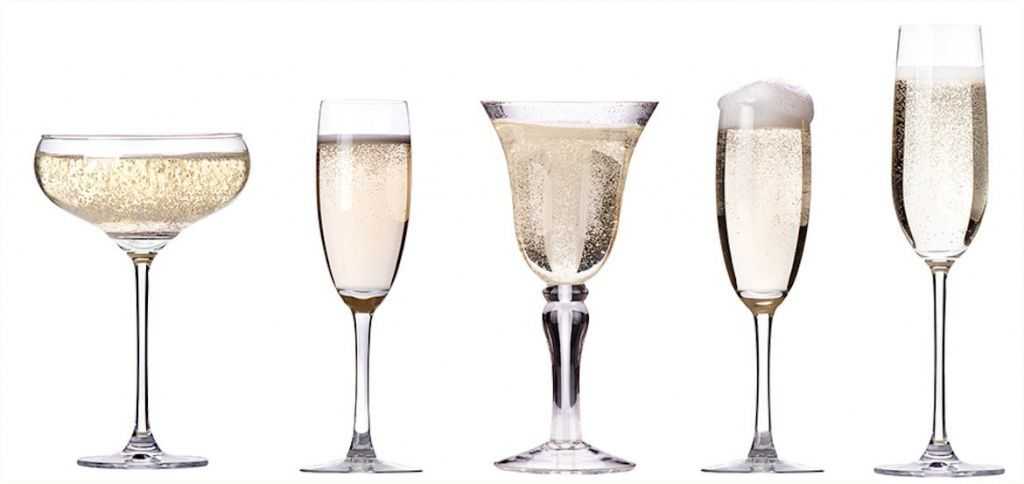 Бокалы для шампанского – фужеры под игристое вино – хрустальные и стеклянные + фото