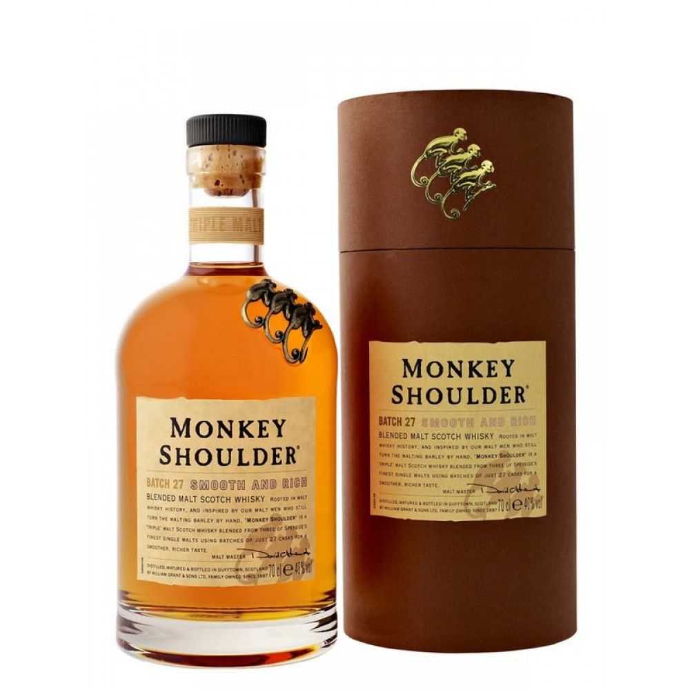 Виски monkey shoulder (манки шолдер) и его особенности - алкофан