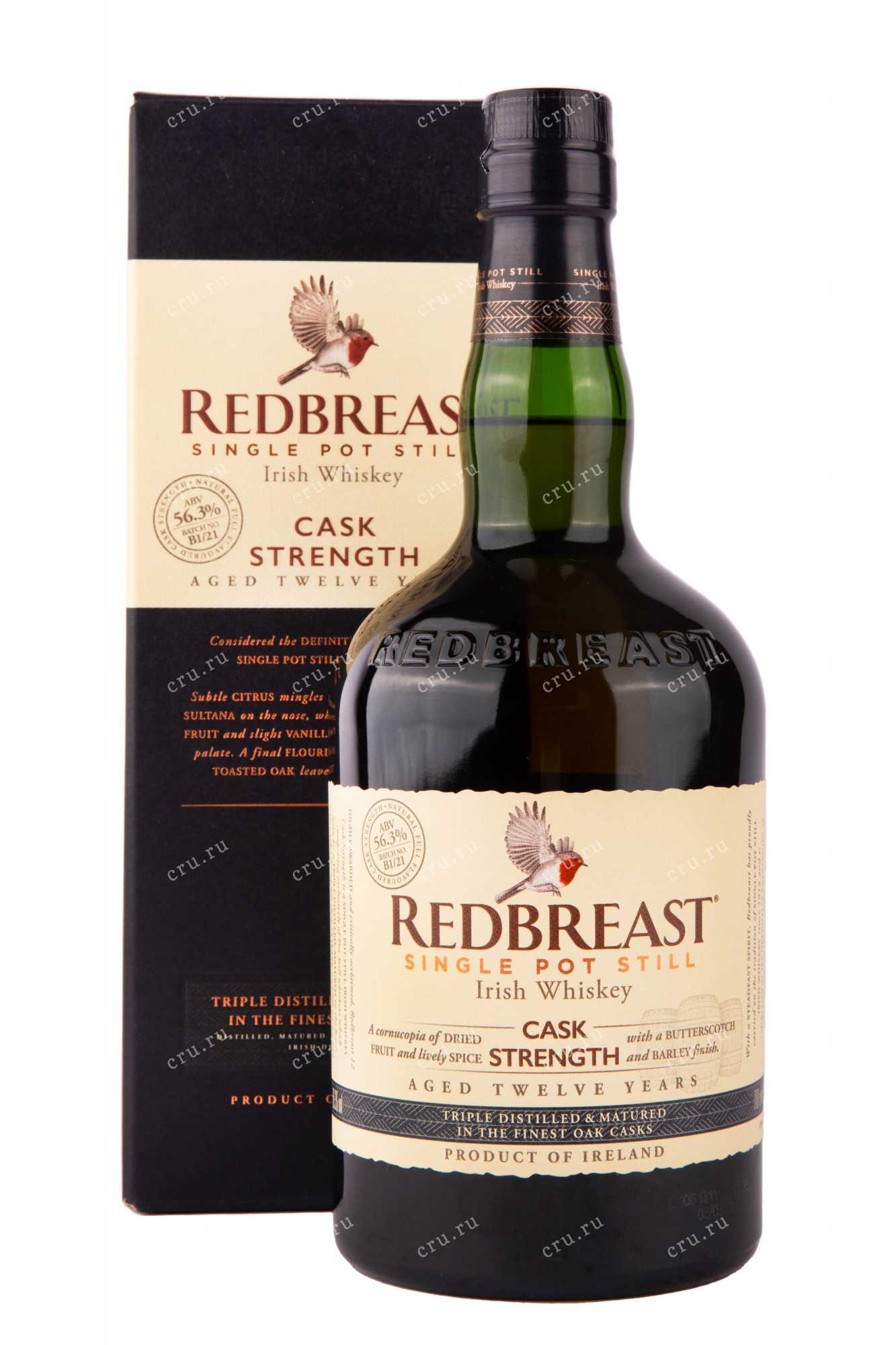 Обзор 12-летнего ирландского виски redbreast - drink-drink