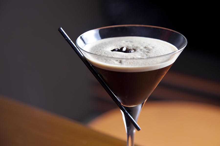 Dark chocolate orange espresso martini