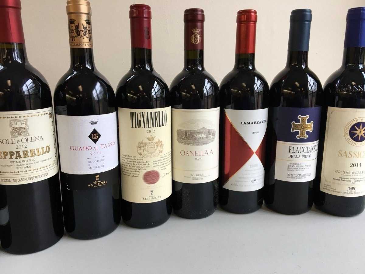 Супертосканские вина – италия по-русски