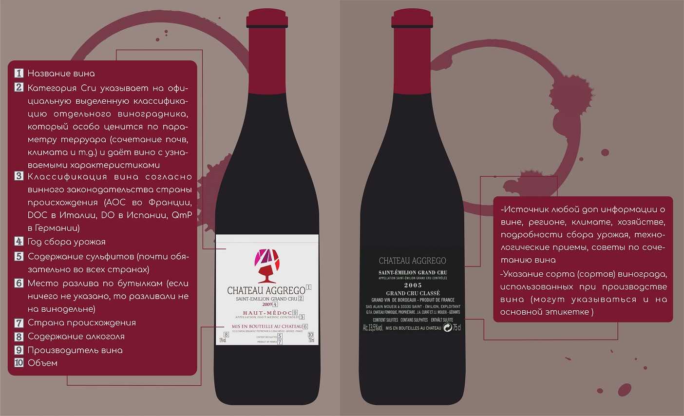 Этикетки на французских винах и как правильно их читать