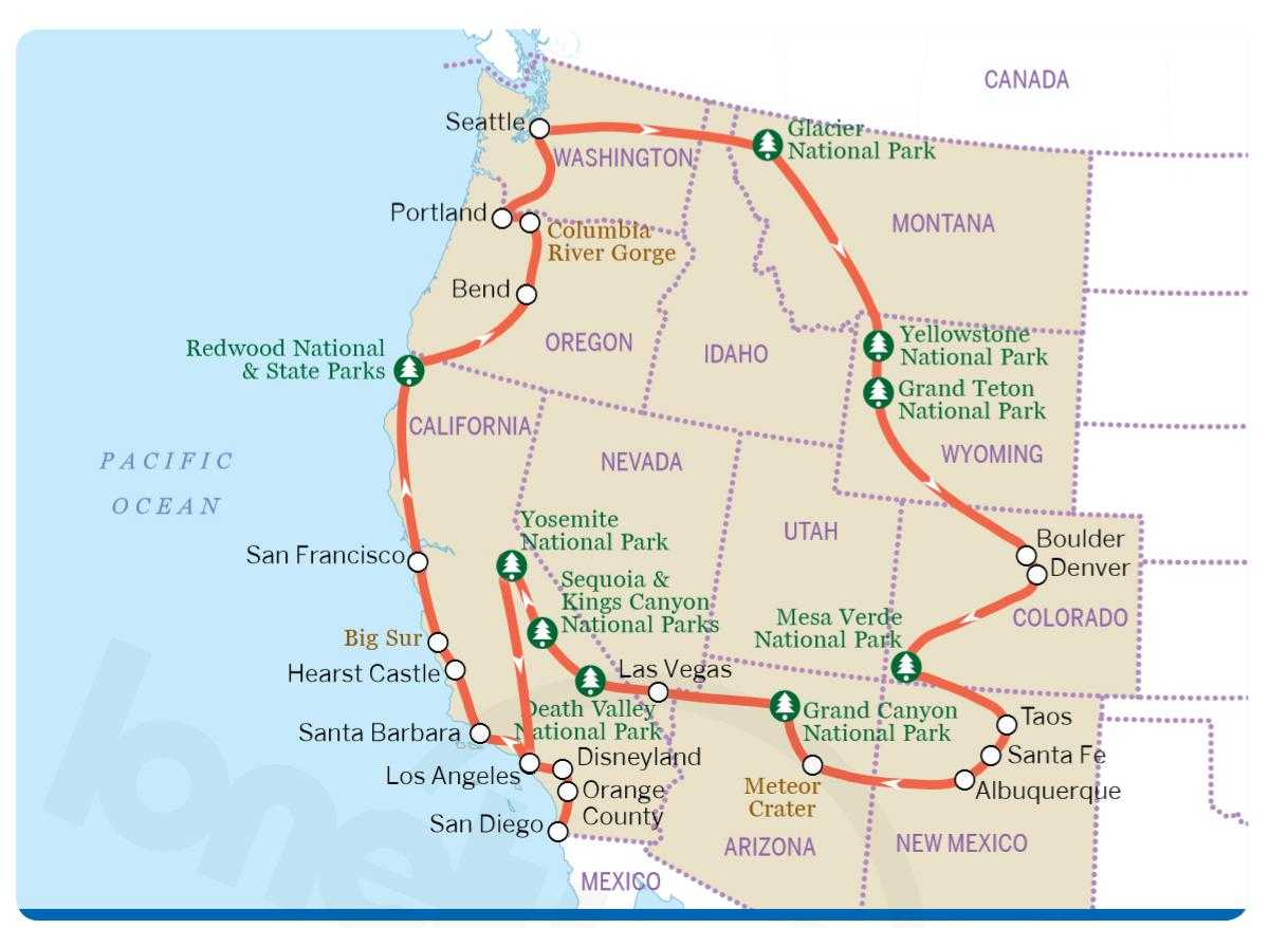 California road trip: a detailed two week itinerary + map and tips!
