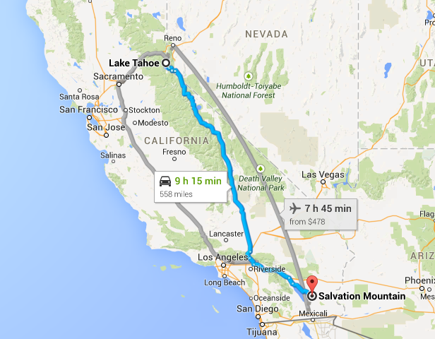 Colorado to california road trip: 5 states in 7 days (+ map)