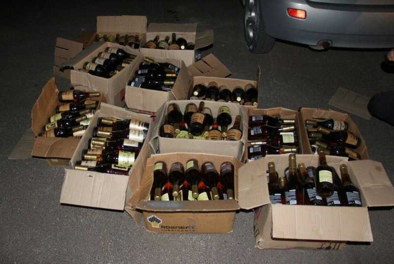 Количество бутылок в ящике вина