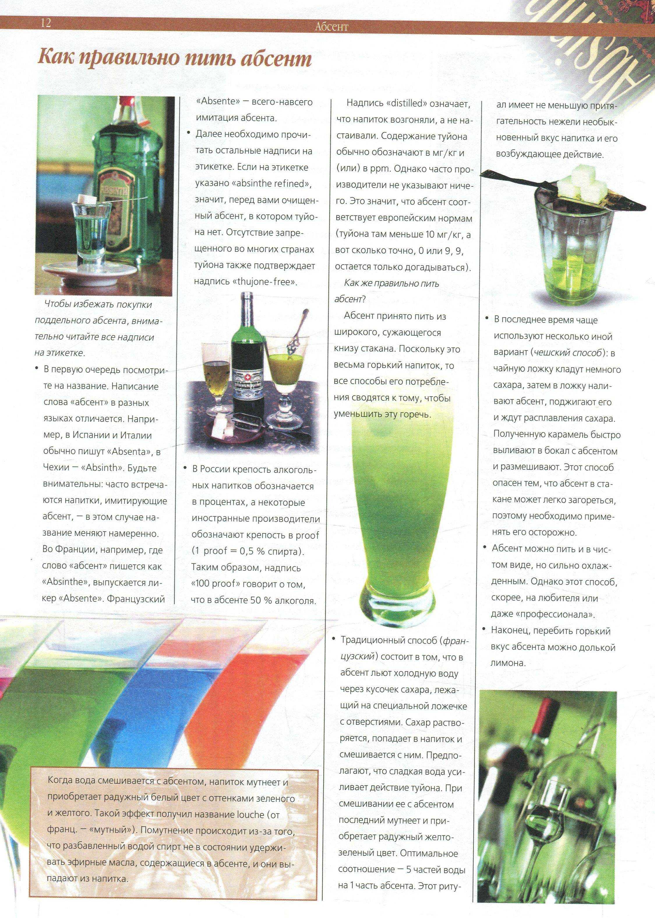 Абсент: как пить в домашних условиях, чем закусывать? можно ли пить абсент чистым - samchef.ru