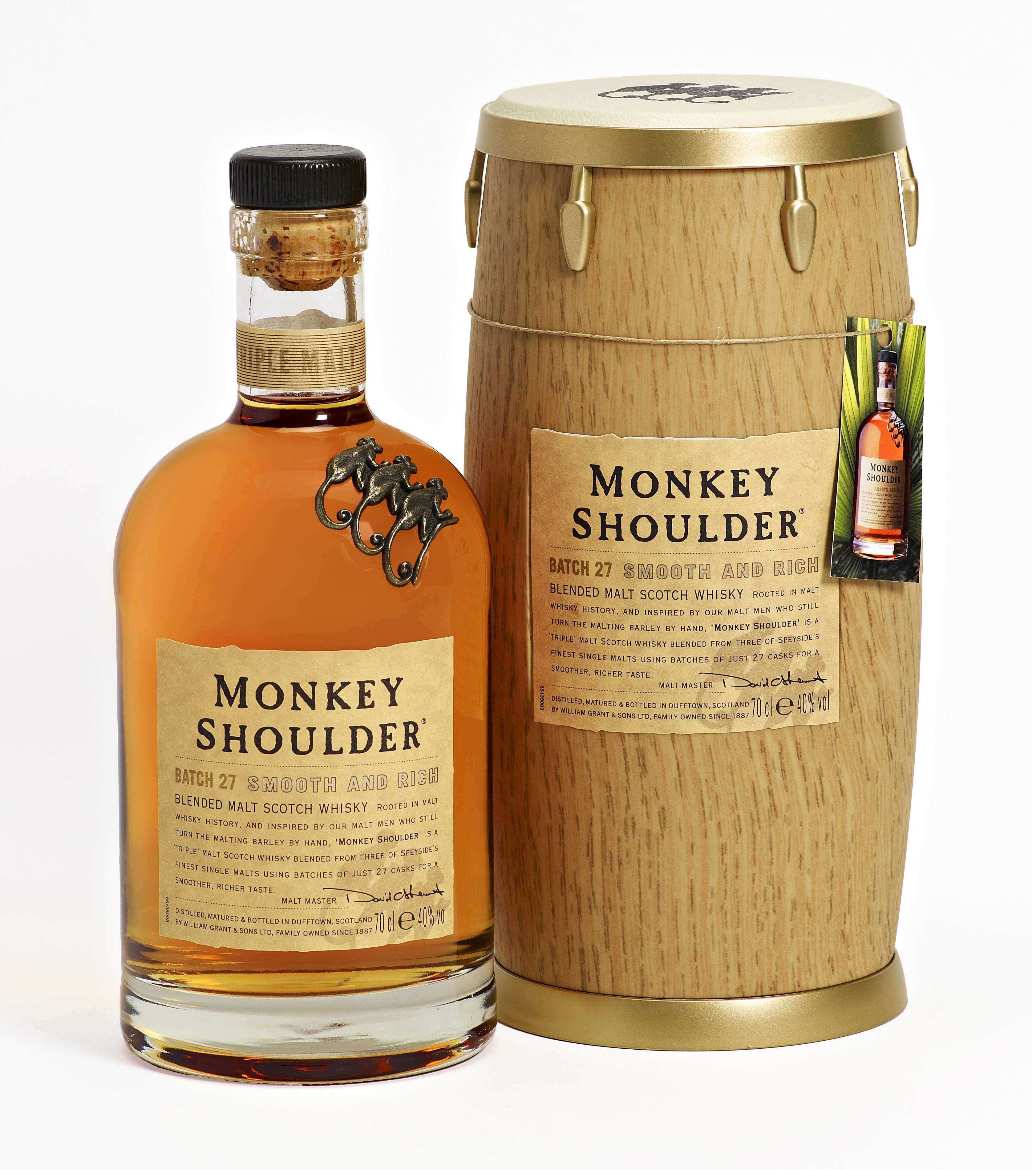 Виски «monkey shoulder»: характеристики, история происхождения и цена