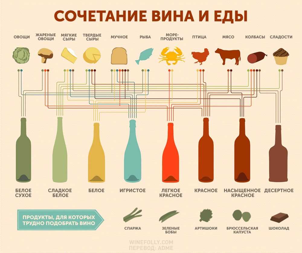 Какое вино подать к рыбе, мясу или птице