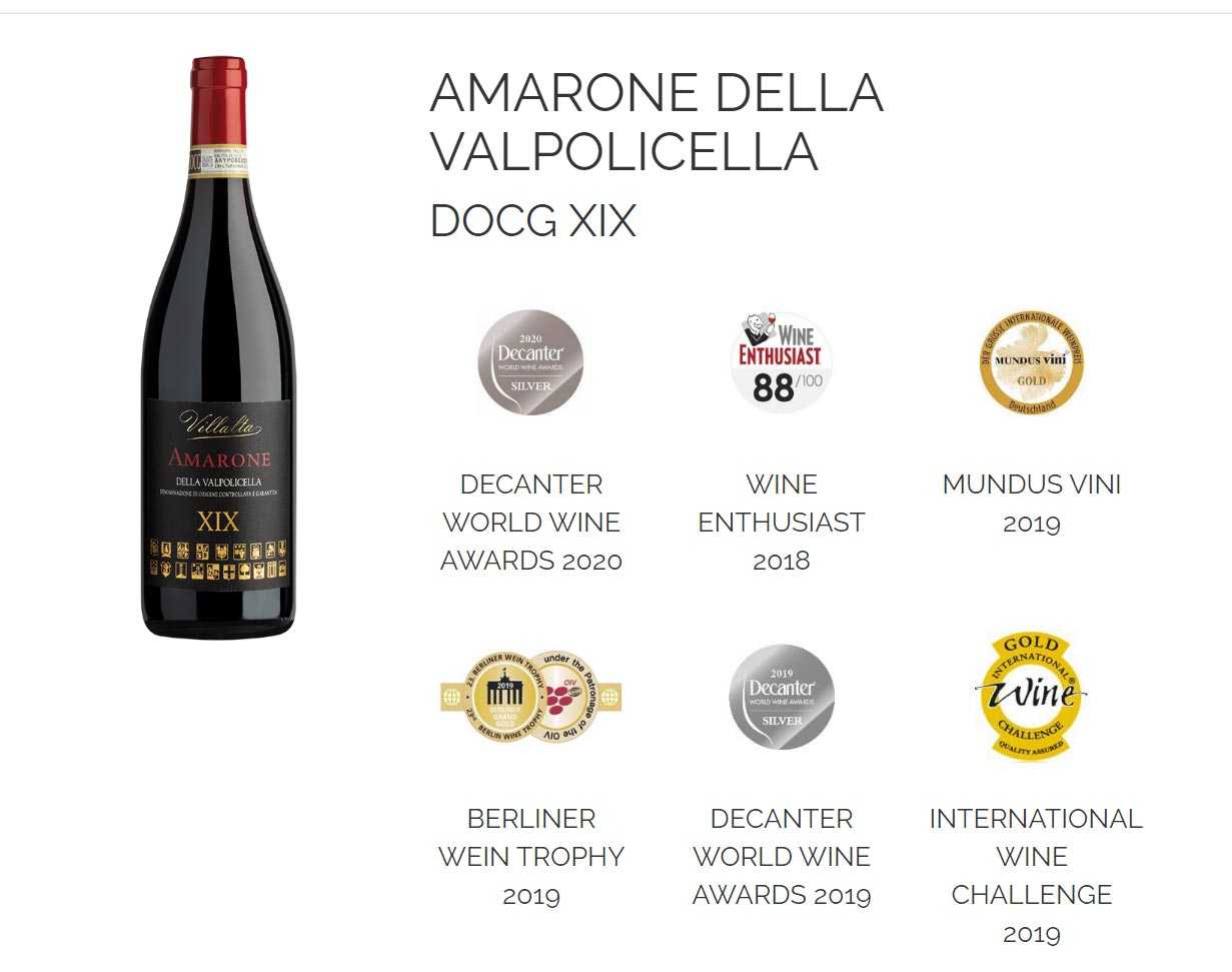 Вино амароне (amarone): все что нужно знать о итальянских винах амароне