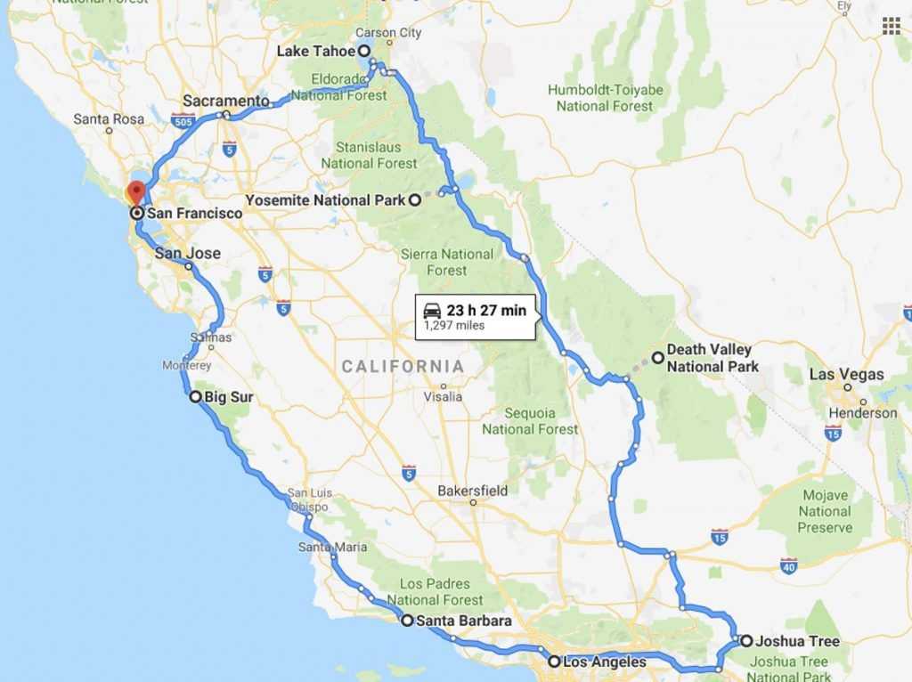California national parks road trip itinerary | yosemite road trip