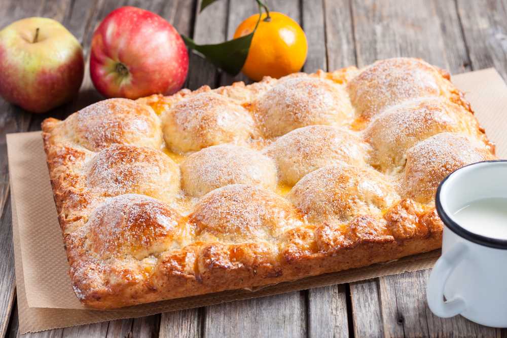 Самый легкий пирог с яблоками — 8 быстрых рецептов