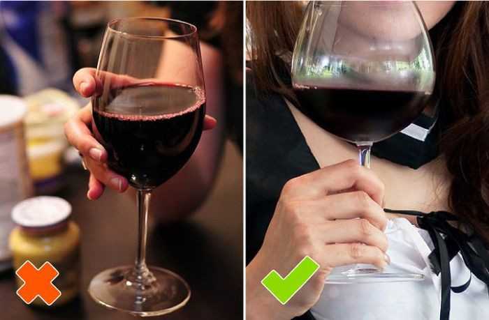 Как правильно пить вино из бокала: лучше дегустировать красное сухое, игристое какой температуры, ликёрное, десертное