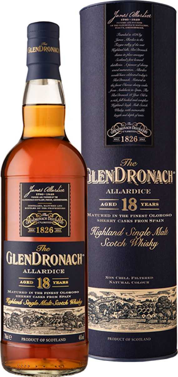 Glendronach single malt scotch whisky : the whisky exchange