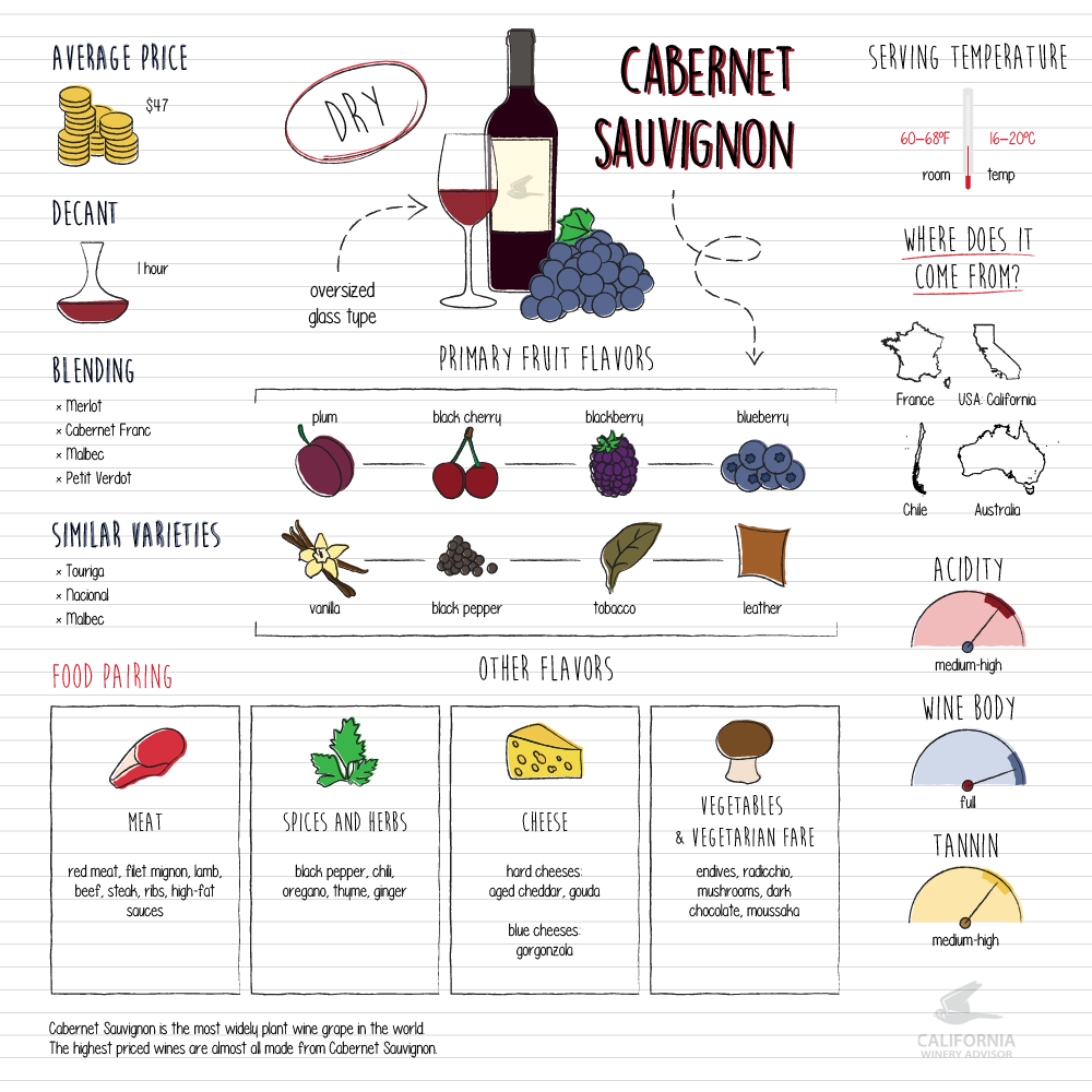 Виноград каберне совиньон: селекция, описание, разновидности, посадка и уход, достоинства, характеристика вина, отзывы