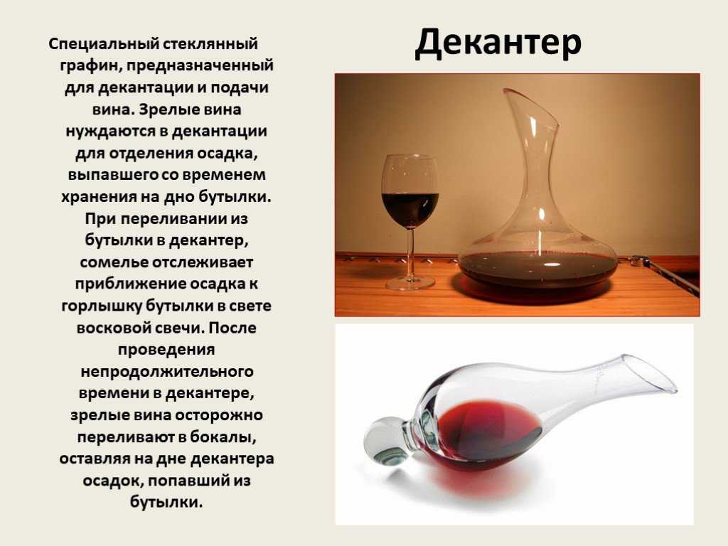 Декантирование вина: как декантировать вино? - drink-drink