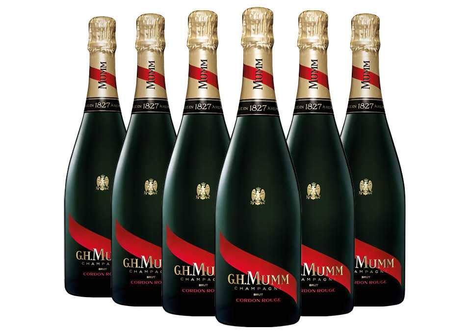 Шампанское mumm, "cordon rouge" aoc - мумм, "кордон руж" брют, 750 мл