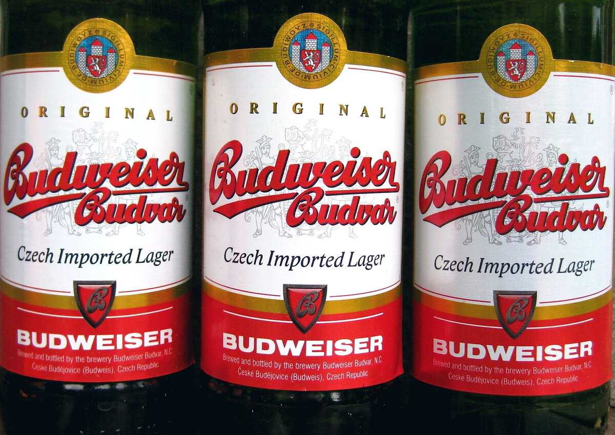 Budweiser википедия. чешское пиво «будвайзер». где и какие названия брендов используются