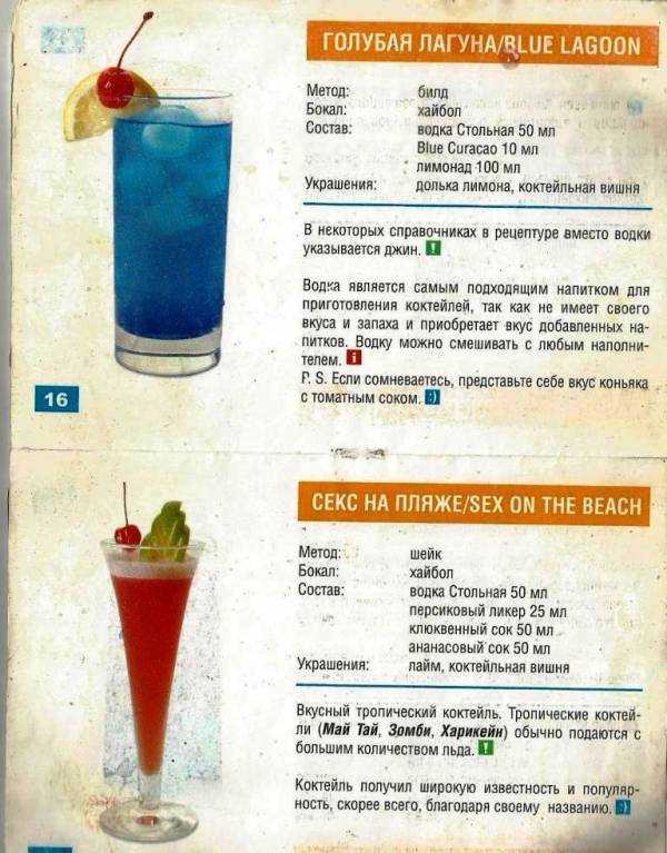 Как называется алкогольный напиток голубого цвета